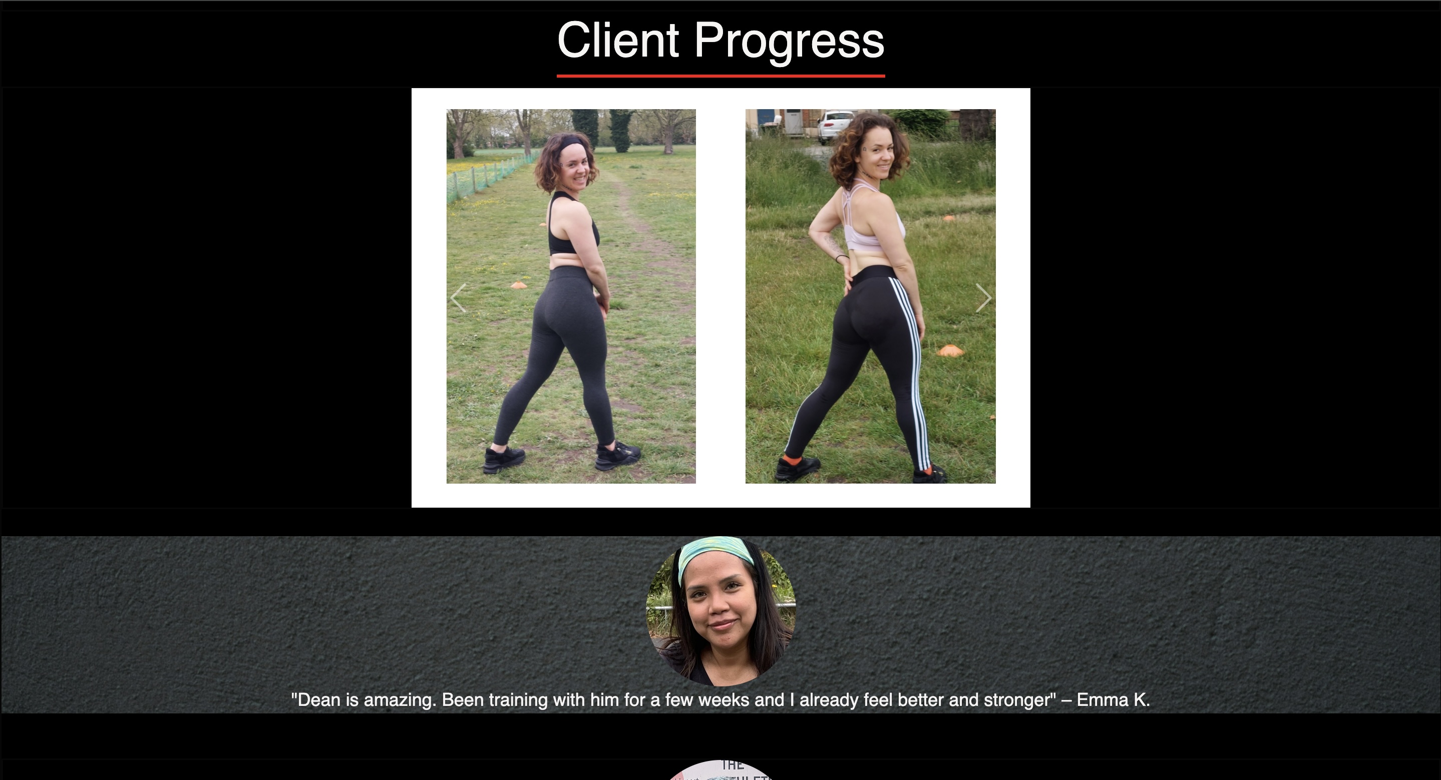 Old DB Workouts page